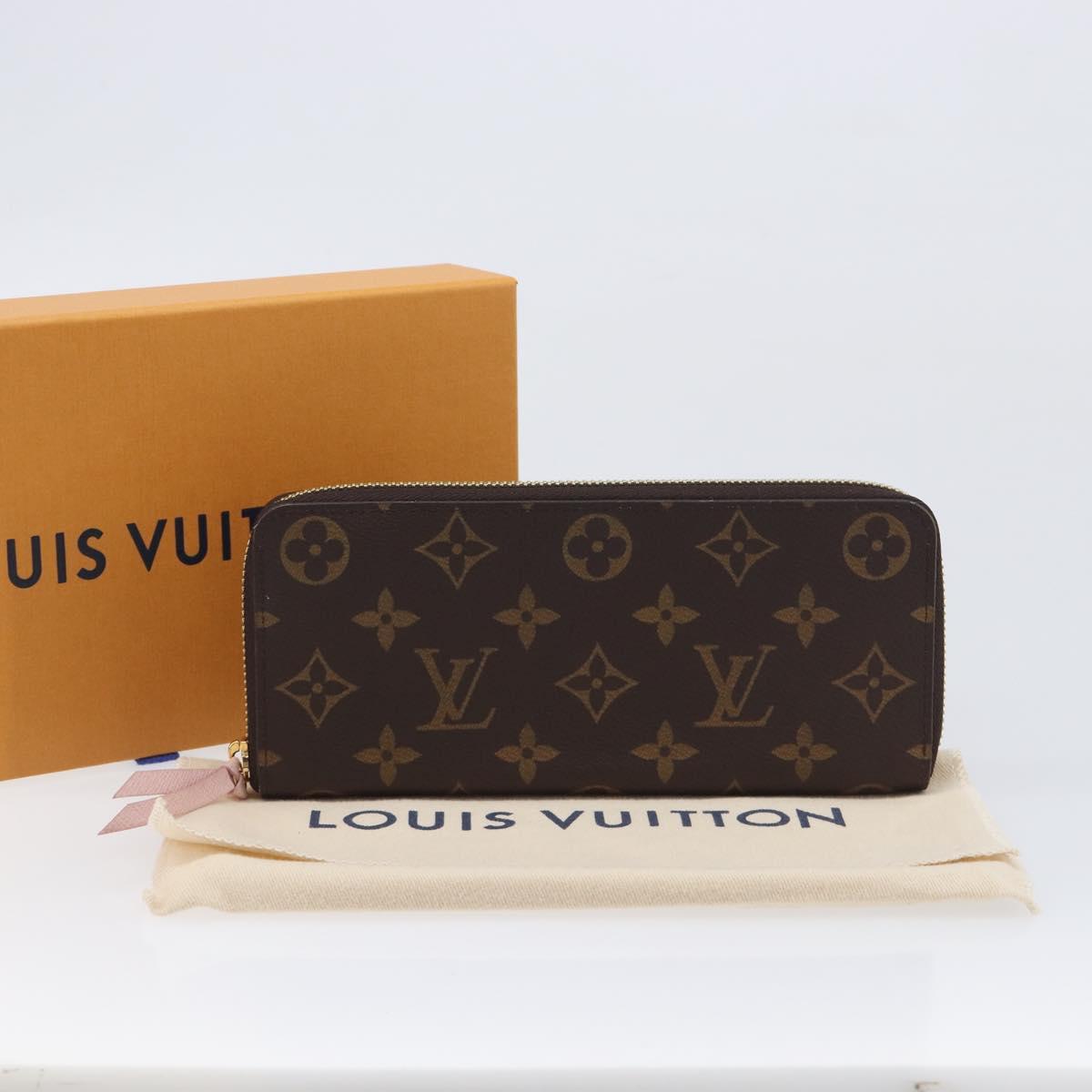 LOUIS VUITTON Monogram Portefeuille Clemence Long Wallet M61298 LV Auth am13017M