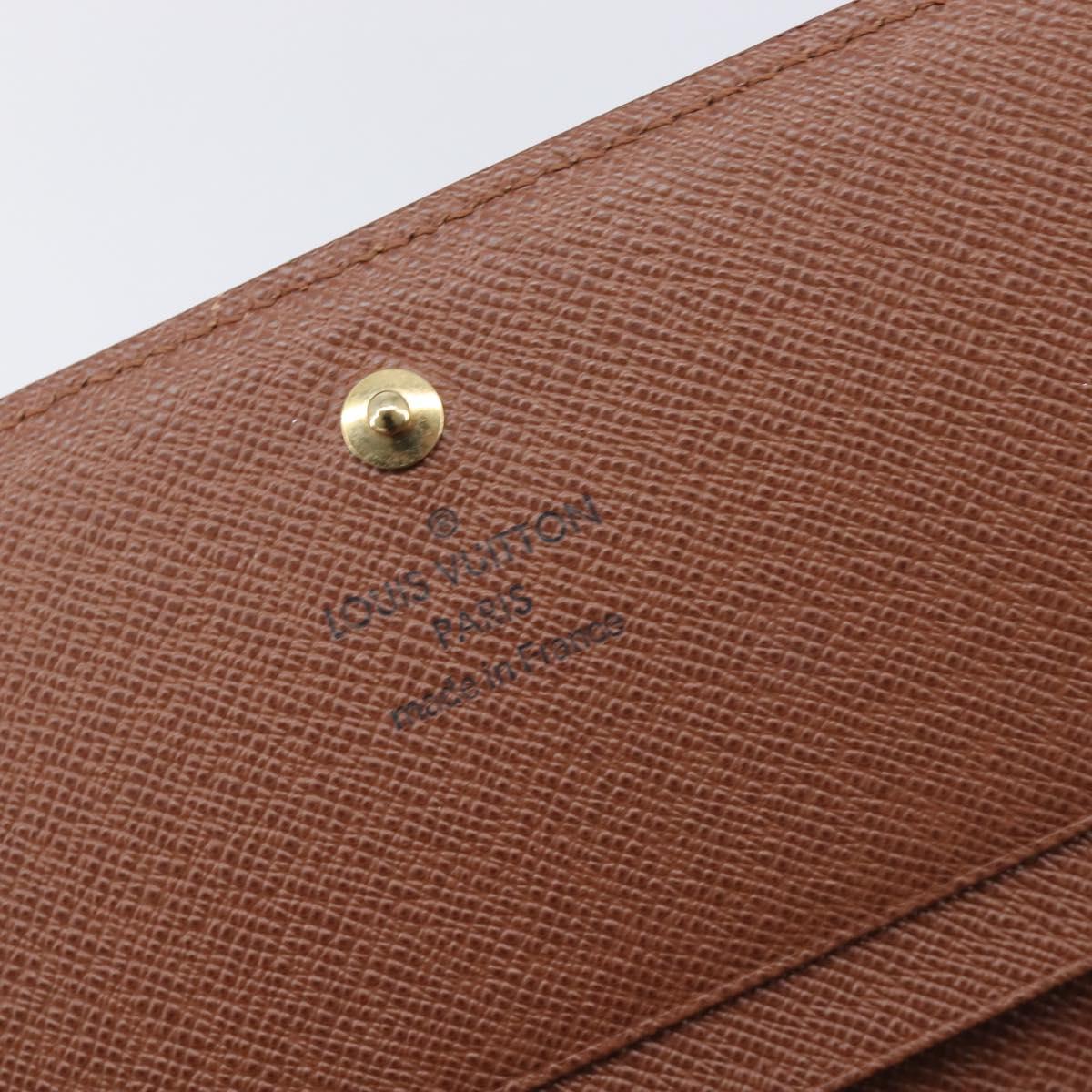LOUIS VUITTON Monogram Portefeuille Tresor Bifold Wallet M61736 LV Auth am13024V