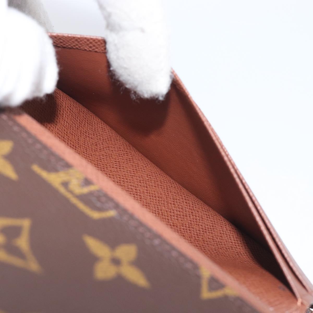 LOUIS VUITTON Monogram Portefeuille Tresor Bifold Wallet M61736 LV Auth am13024V