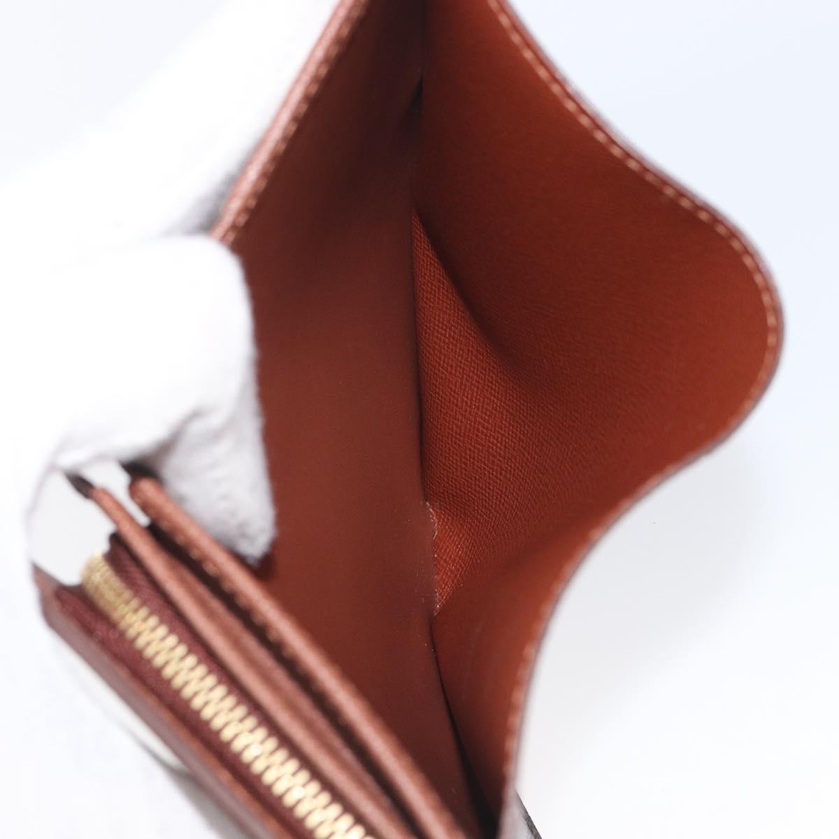 LOUIS VUITTON Monogram Portefeuille Tresor Bifold Wallet M61736 LV Auth am13024V