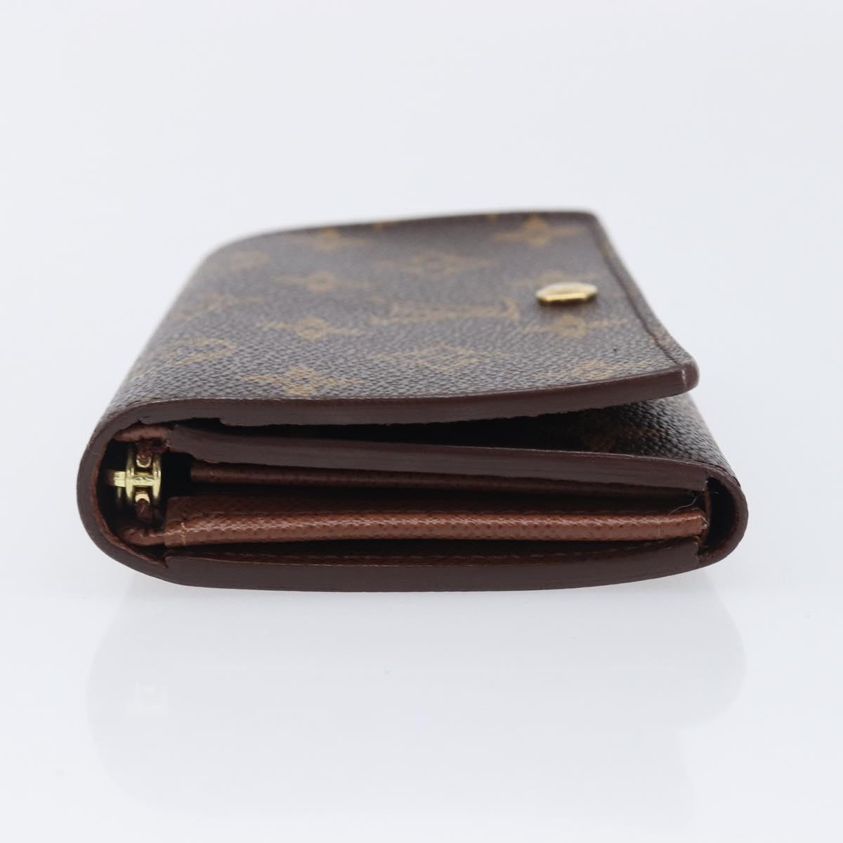 LOUIS VUITTON Monogram Portefeuille Tresor Bifold Wallet M61736 LV Auth am13024V