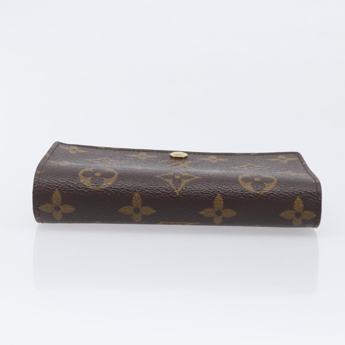 LOUIS VUITTON Monogram Portefeuille Tresor Bifold Wallet M61736 LV Auth am13024V