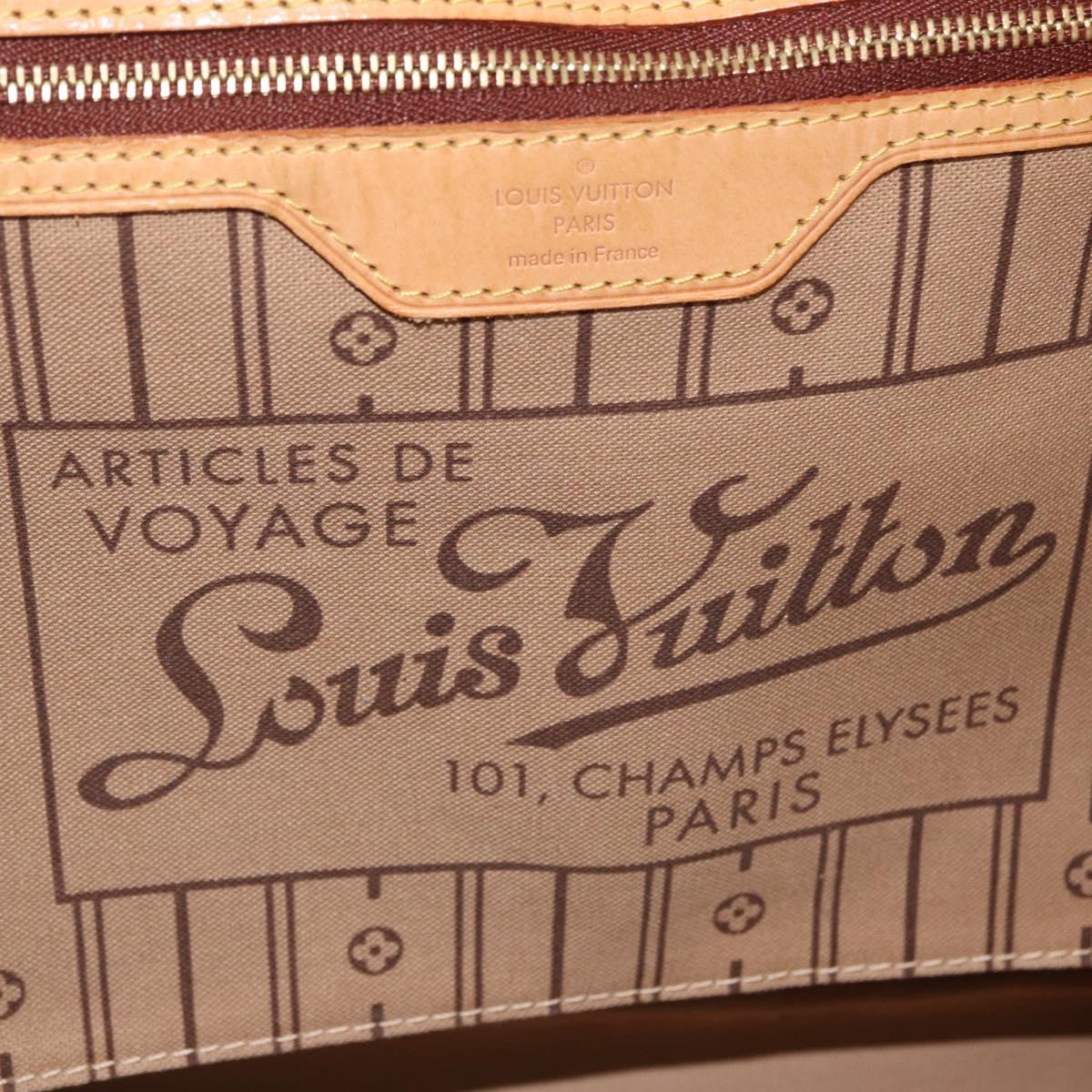 LOUIS VUITTON Monogram Neverfull MM Tote Bag M40156 LV Auth am13077
