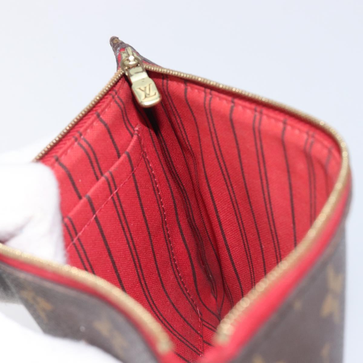 LOUIS VUITTON Monogram Neverfull MM Pouch LV Auth am13087