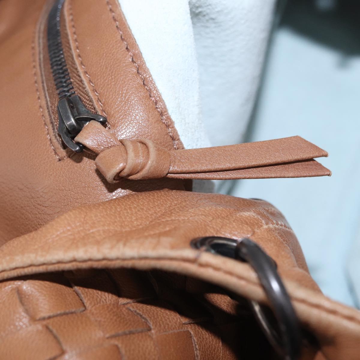 Bottega Veneta INTRECCIATO Campana Shoulder Bag Leather 125787 Auth am13103V