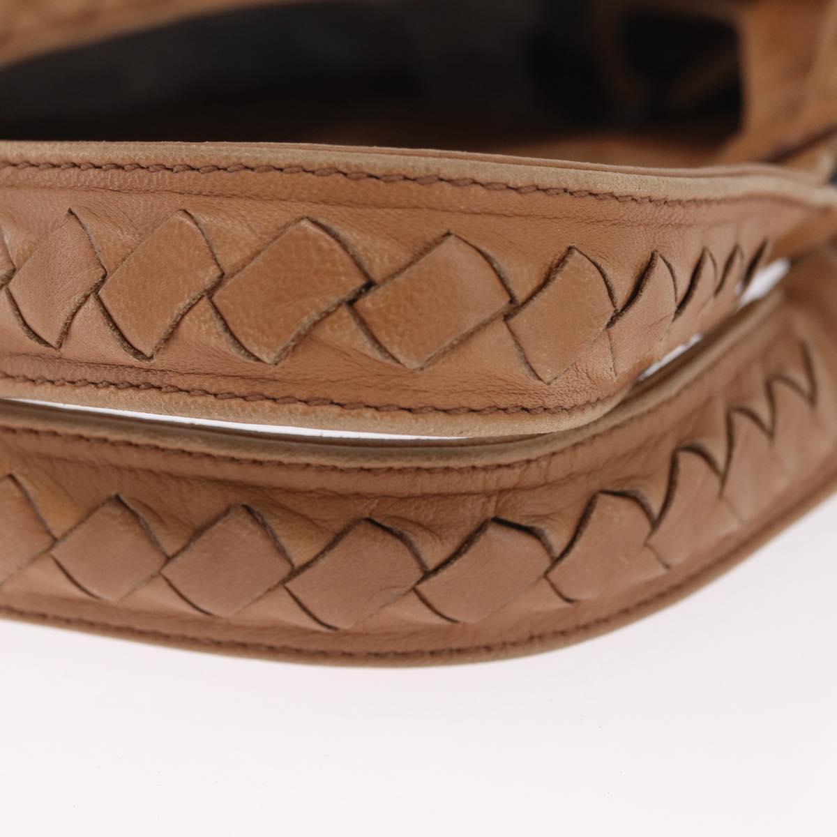 Bottega Veneta INTRECCIATO Campana Shoulder Bag Leather 125787 Auth am13103V