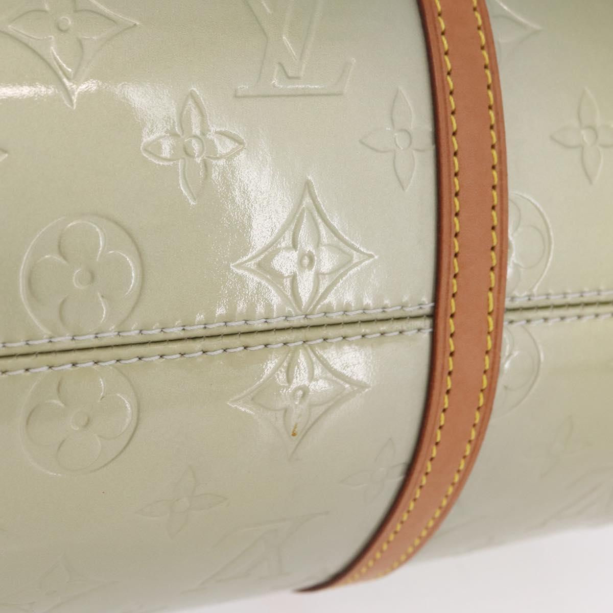 LOUIS VUITTON Monogram Vernis Bedford Hand Bag Gris M91130 LV Auth am13110V