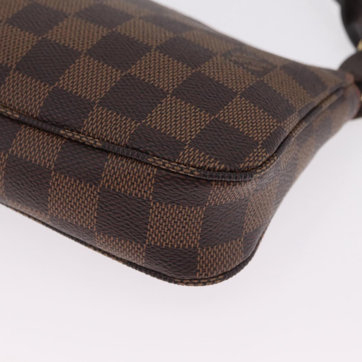 LOUIS VUITTON Damier Ebene Pochette Accessoires Pouch N41206 LV Auth am13111M