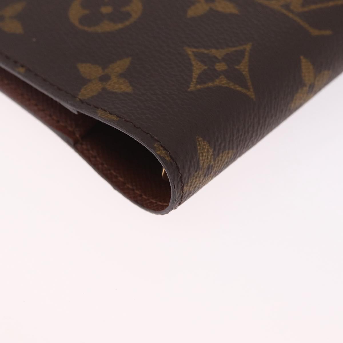 LOUIS VUITTON Monogram Agenda PM Day Planner Cover R20005 LV Auth am13123V