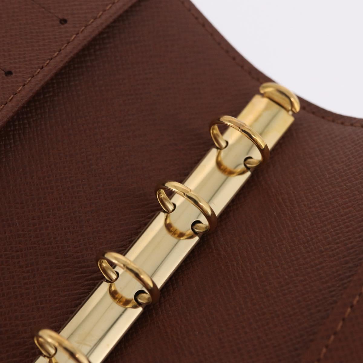 LOUIS VUITTON Monogram Agenda PM Day Planner Cover R20005 LV Auth am13123V