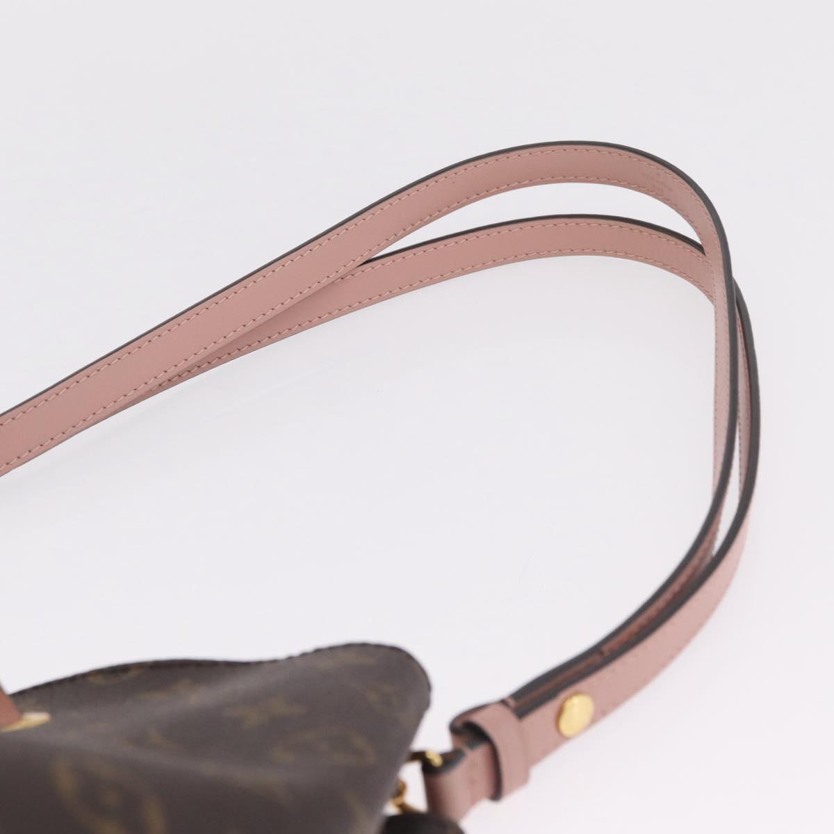 LOUIS VUITTON Monogram Neo Noe Shoulder Bag Pink M44022 LV Auth am13131V