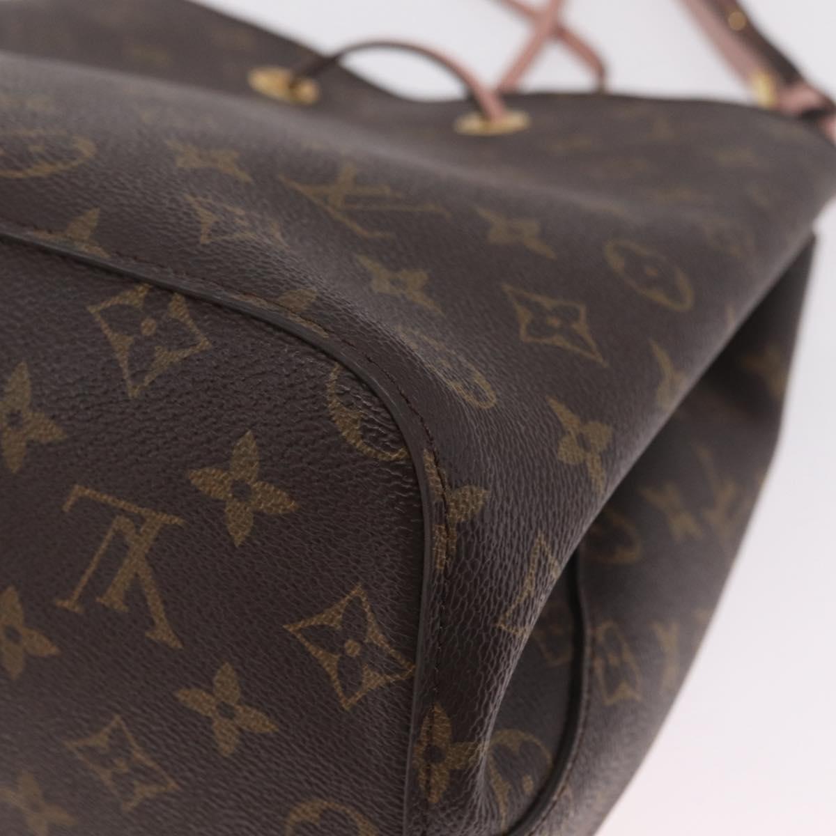 LOUIS VUITTON Monogram Neo Noe Shoulder Bag Pink M44022 LV Auth am13131V