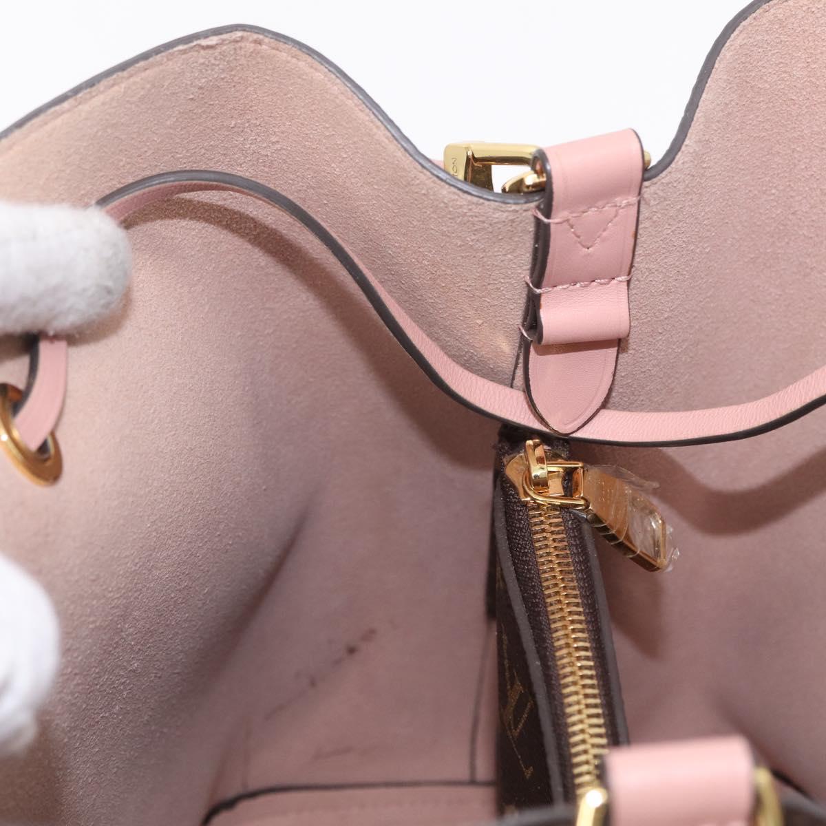 LOUIS VUITTON Monogram Neo Noe Shoulder Bag Pink M44022 LV Auth am13131V