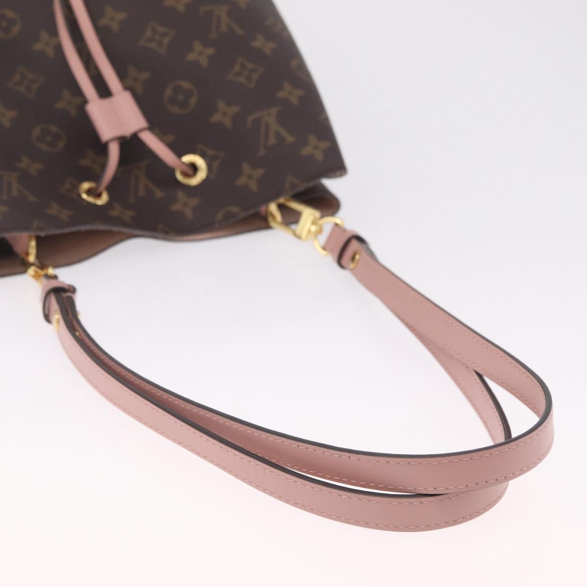 LOUIS VUITTON Monogram Neo Noe Shoulder Bag Pink M44022 LV Auth am13131V
