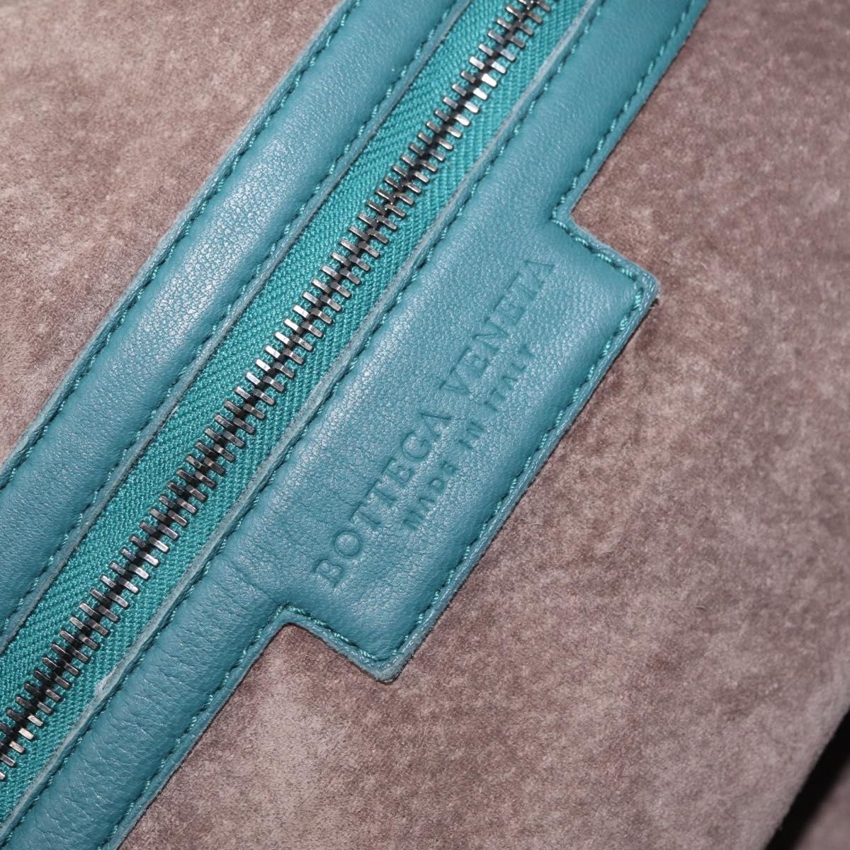 Bottega Veneta INTRECCIATO Hand Bag Leather Green Auth am13135V