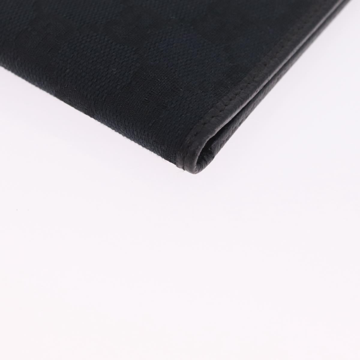 GUCCI GG Canvas Pass Case Black 141862 Auth am13213V