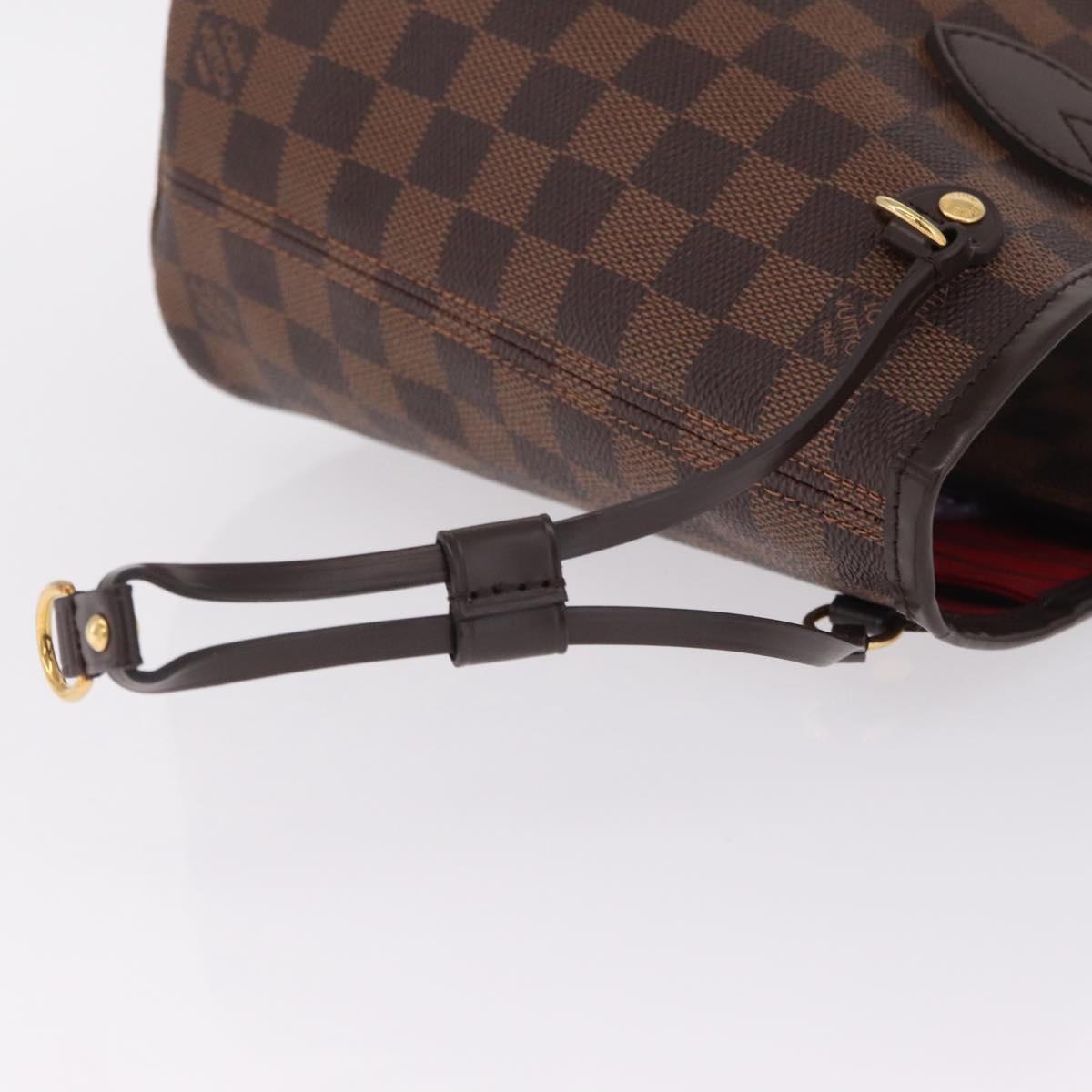 LOUIS VUITTON Damier Ebene Neverfull PM Tote Bag N51109 LV Auth am13228SAV