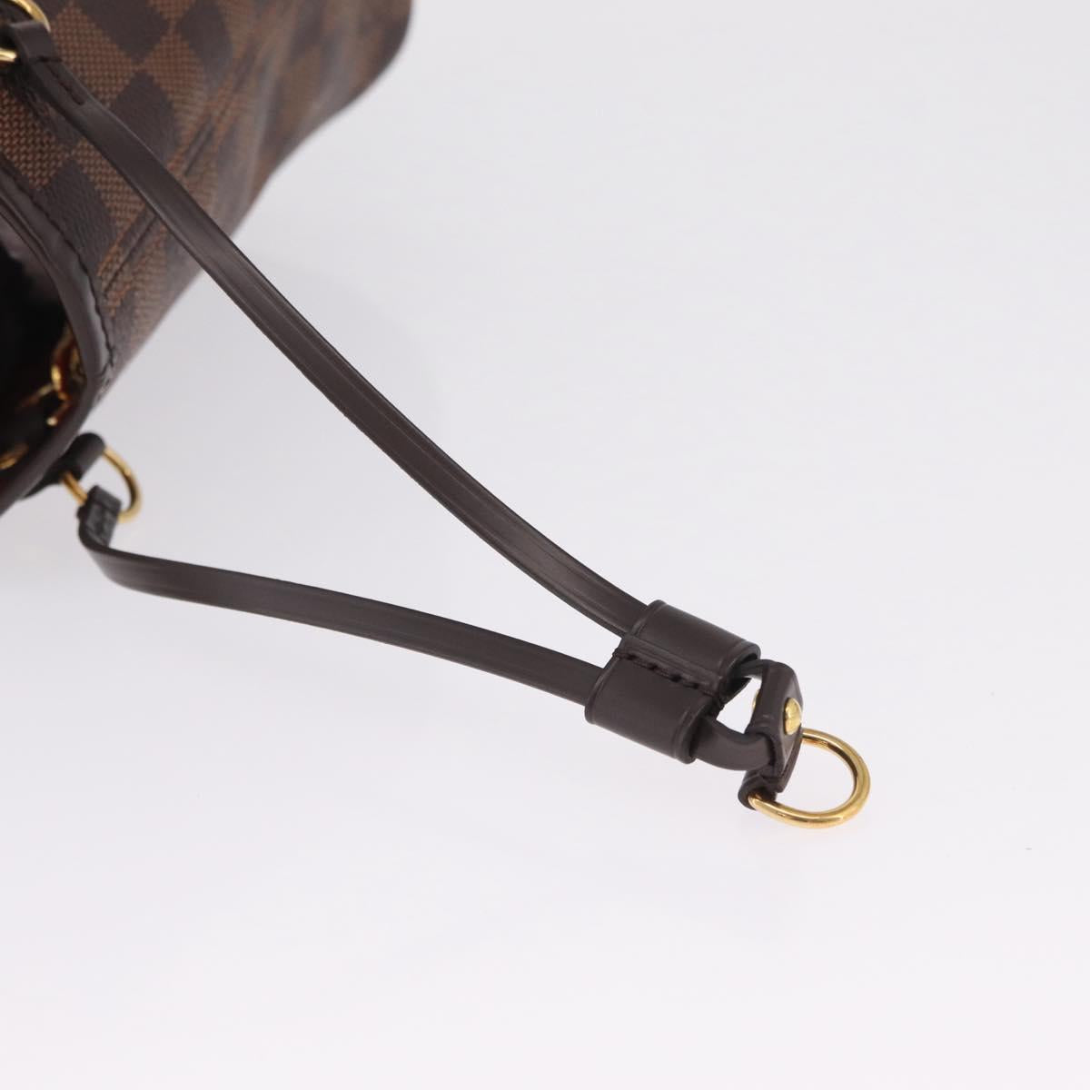 LOUIS VUITTON Damier Ebene Neverfull PM Tote Bag N51109 LV Auth am13228SAV