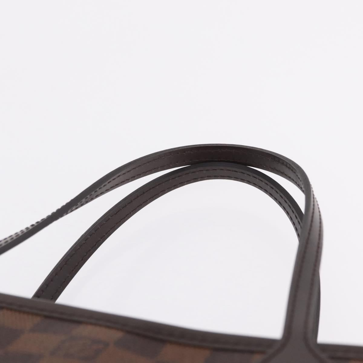 LOUIS VUITTON Damier Ebene Neverfull PM Tote Bag N51109 LV Auth am13228SAV