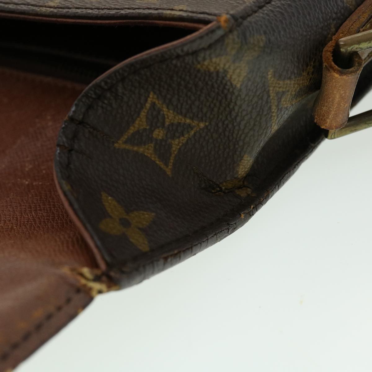 LOUIS VUITTON Monogram Saint Cloud GM Shoulder Bag M51242 LV Auth am3133