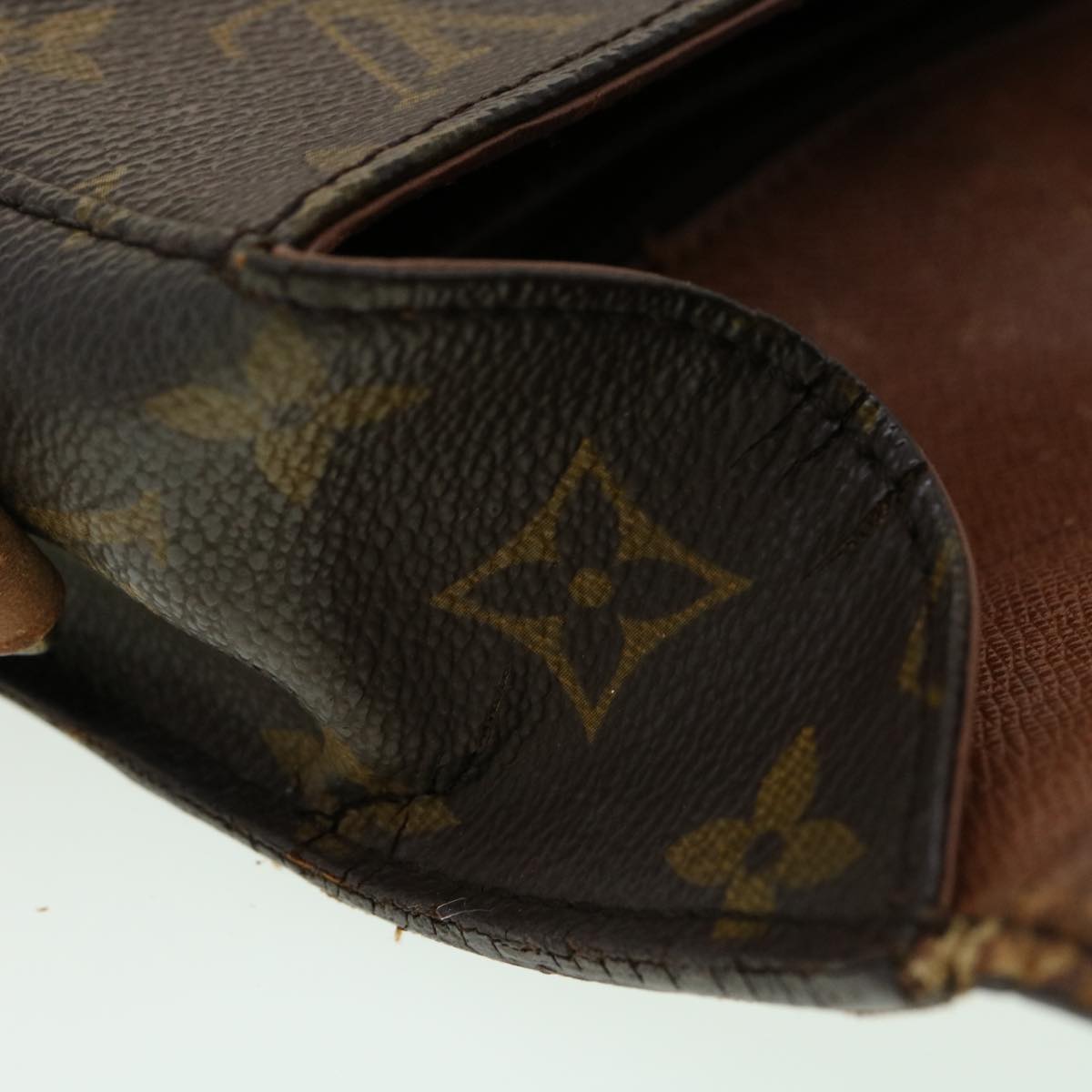 LOUIS VUITTON Monogram Saint Cloud GM Shoulder Bag M51242 LV Auth am3133