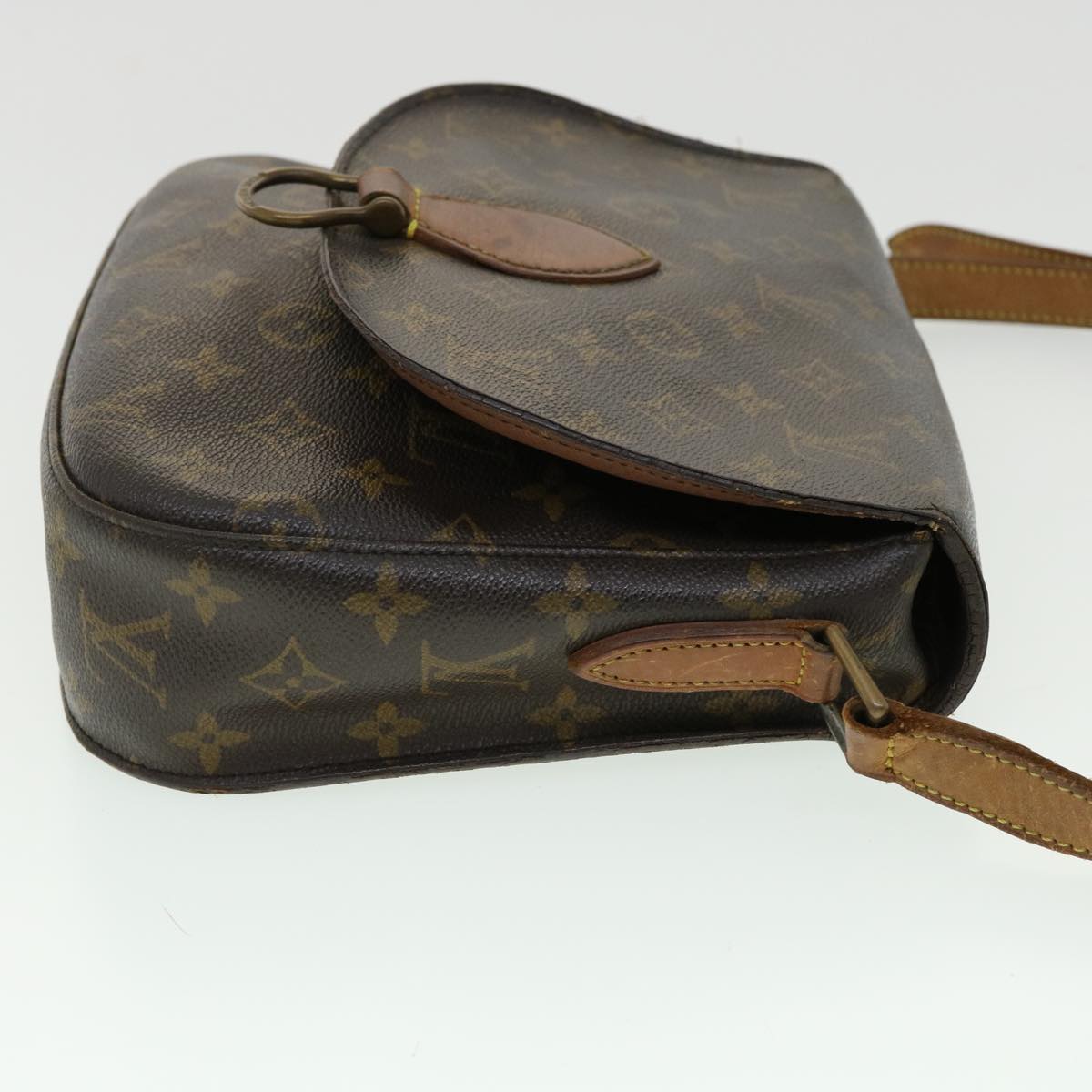 LOUIS VUITTON Monogram Saint Cloud GM Shoulder Bag M51242 LV Auth am3133