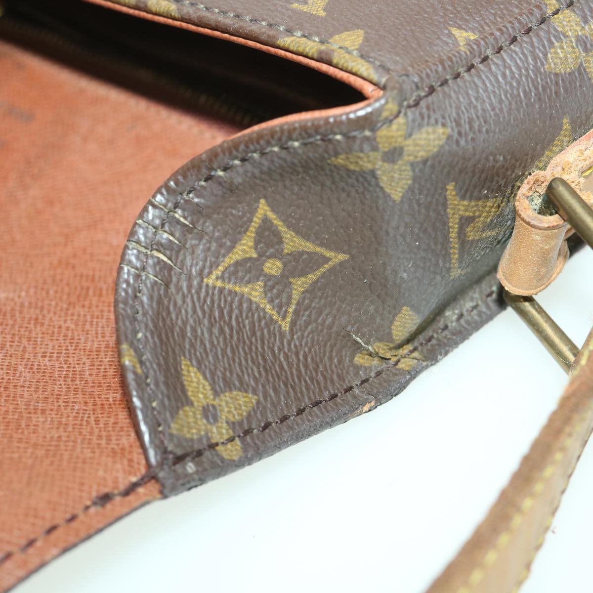 LOUIS VUITTON Monogram Saint Cloud GM Shoulder Bag M51242 LV Auth am3488