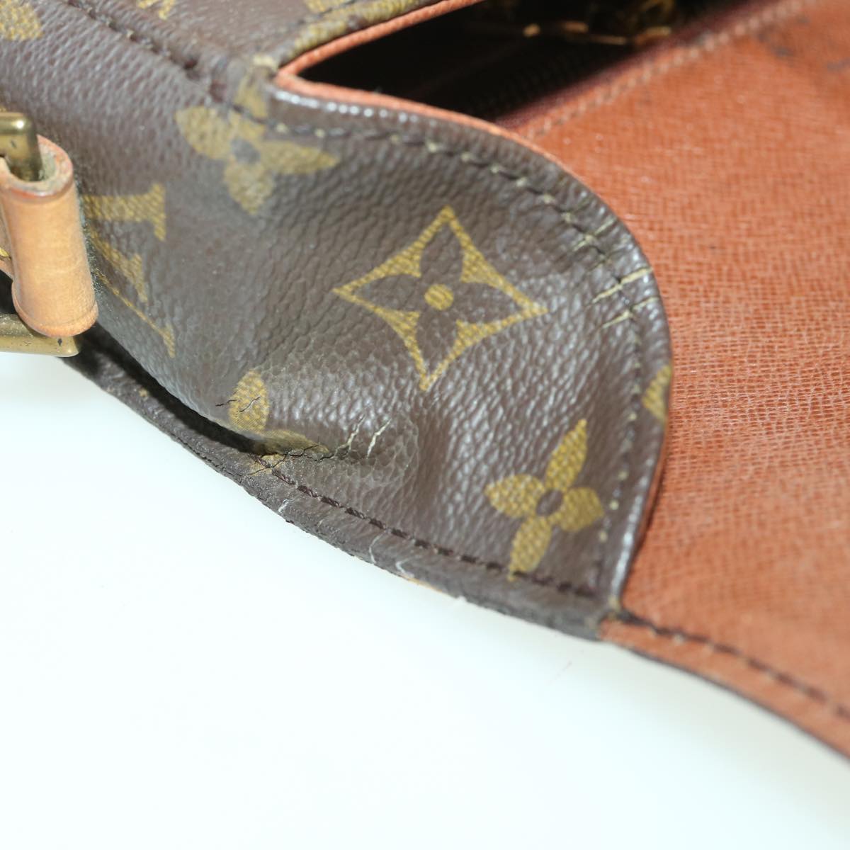 LOUIS VUITTON Monogram Saint Cloud GM Shoulder Bag M51242 LV Auth am3488