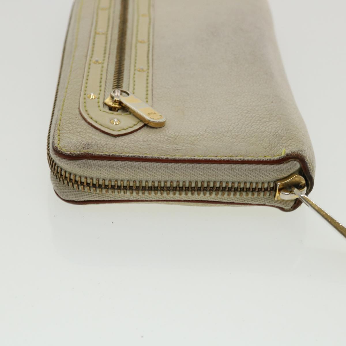 LOUIS VUITTON Damier Ebene Epi Wallet Leather 3 Set Black White LV Auth am3539