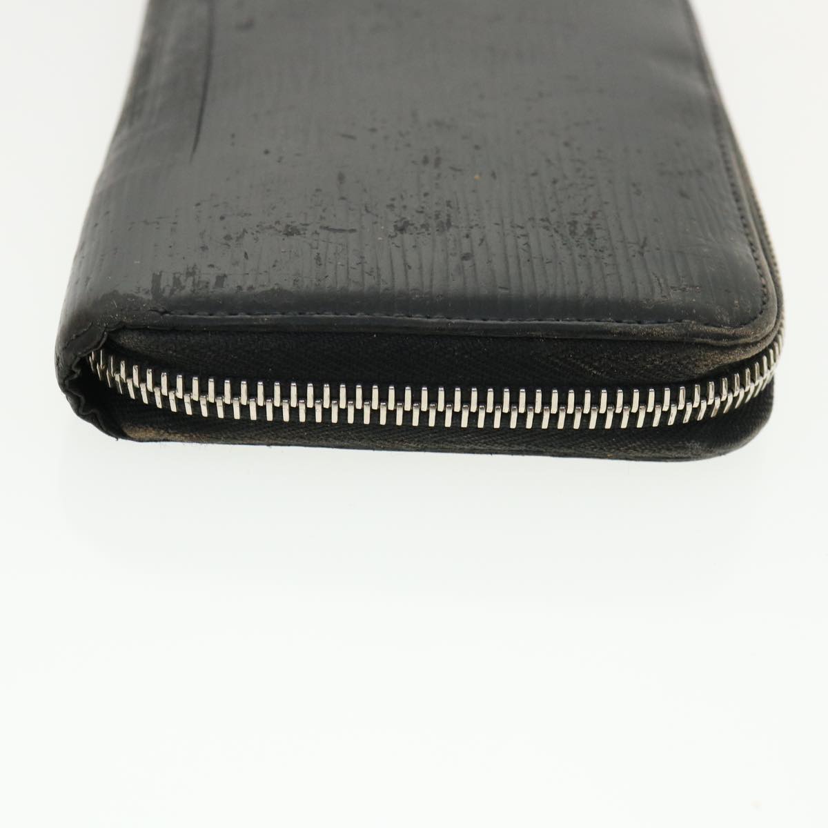 LOUIS VUITTON Damier Ebene Epi Wallet Leather 3 Set Black White LV Auth am3539