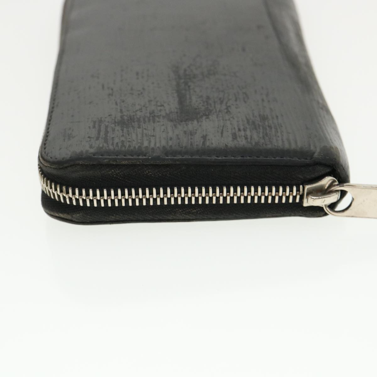 LOUIS VUITTON Damier Ebene Epi Wallet Leather 3 Set Black White LV Auth am3539