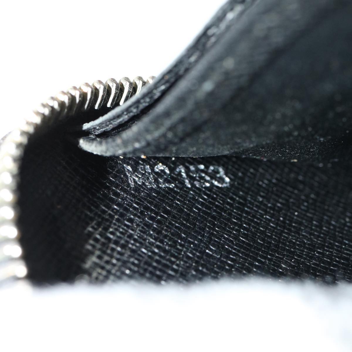 LOUIS VUITTON Damier Ebene Epi Wallet Leather 3 Set Black White LV Auth am3539