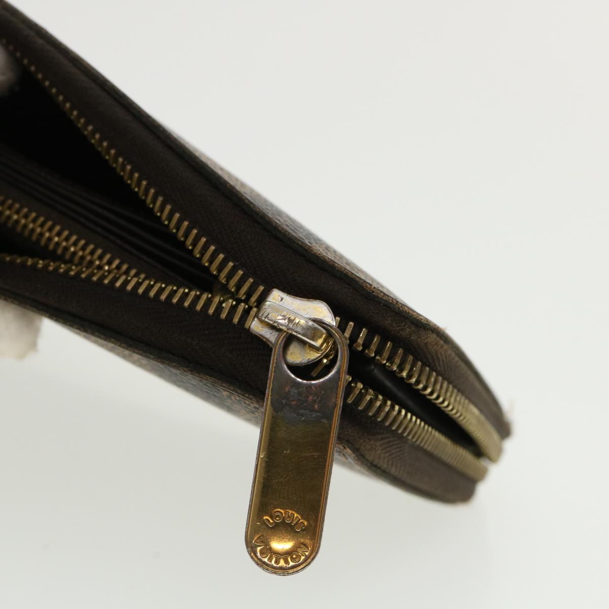 LOUIS VUITTON Damier Ebene Epi Wallet Leather 3 Set Black White LV Auth am3539