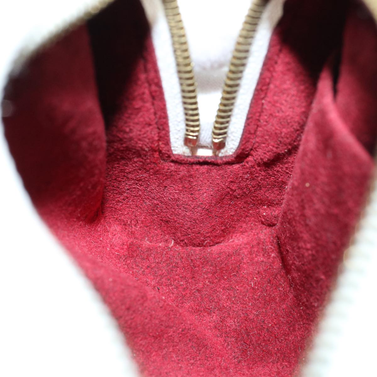 LOUIS VUITTON Monogram Multicolor Trousse Wapity Pouch White M58033 Auth am3638V