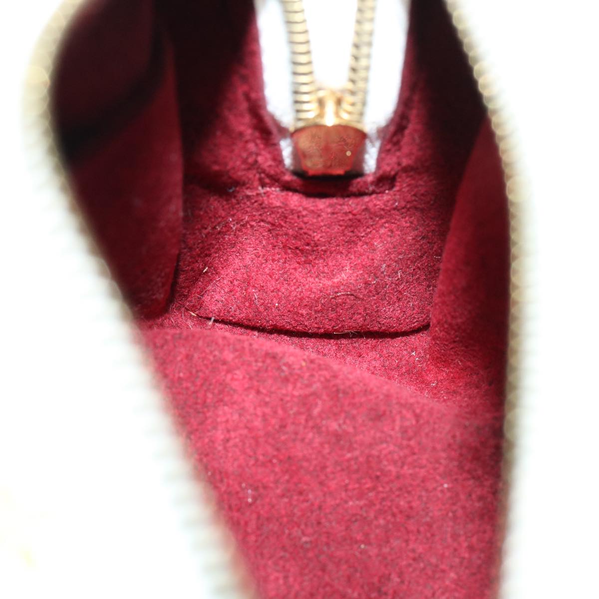 LOUIS VUITTON Monogram Multicolor Trousse Wapity Pouch White M58033 Auth am3638V