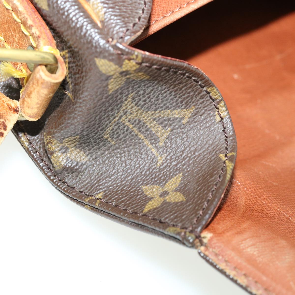 LOUIS VUITTON Monogram Cartouchiere MM Shoulder Bag M51253 LV Auth am3671