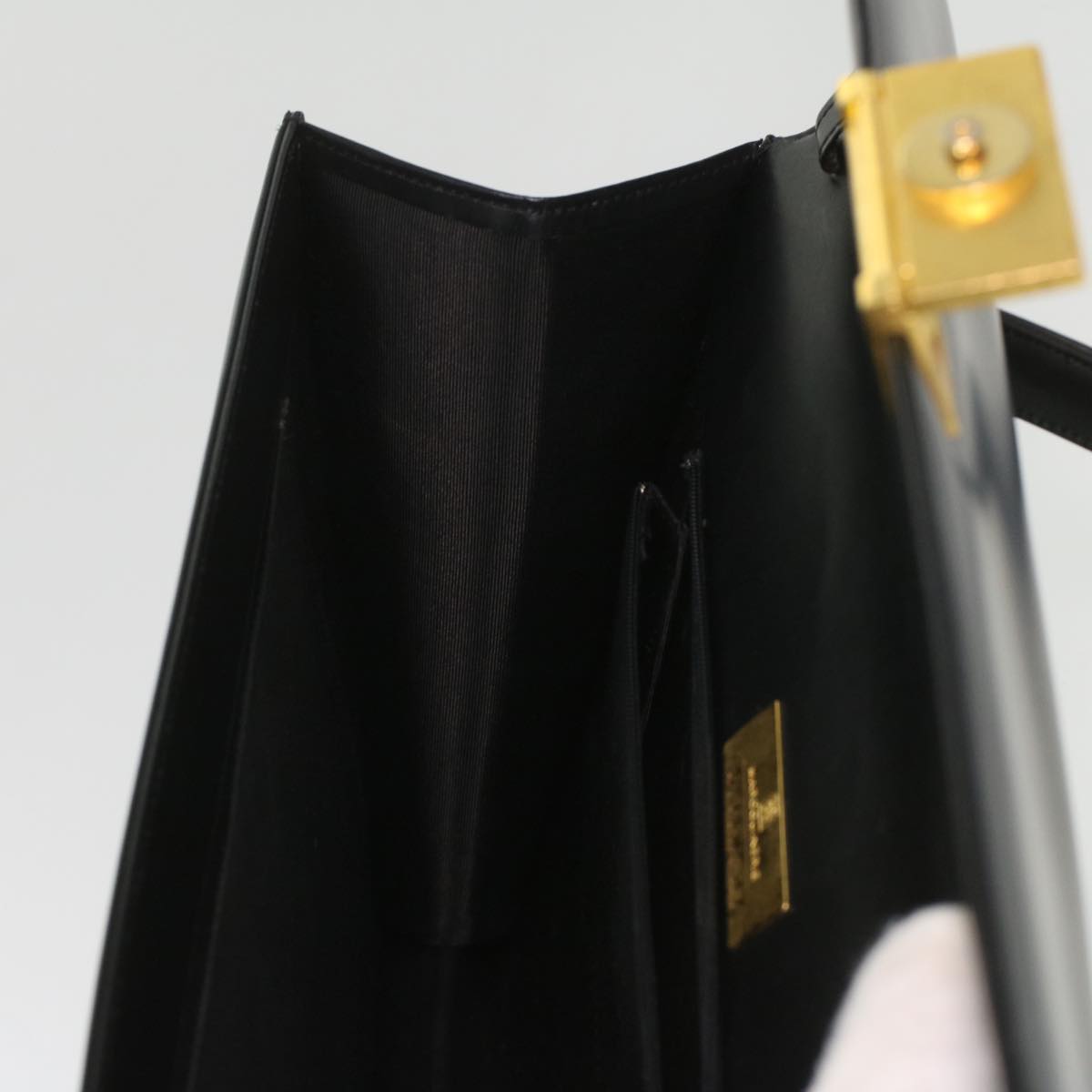 GIVENCHY Shoulder Bag Leather 2way Black Auth am3821