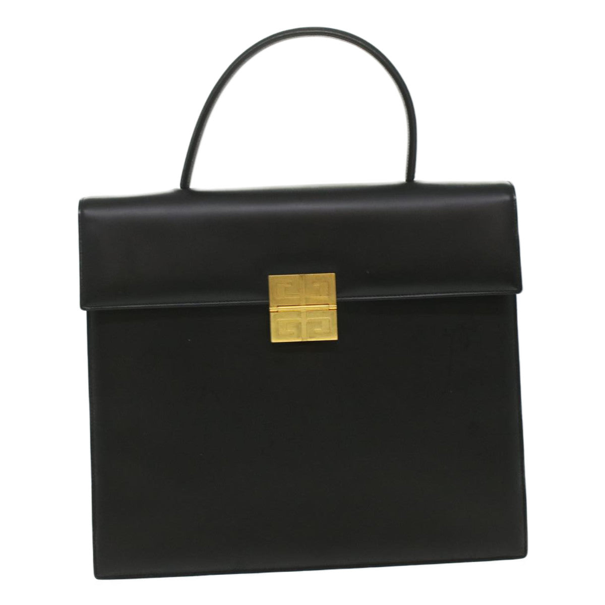 GIVENCHY Shoulder Bag Leather 2way Black Auth am3821