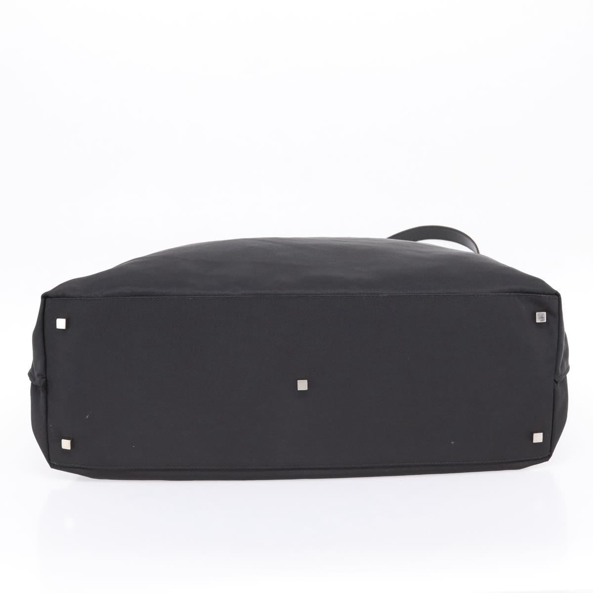 GUCCI Boston Bag Nylon Black 012 2122 0161 10 Auth am4144
