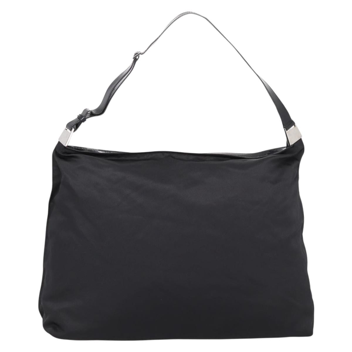 GUCCI Boston Bag Nylon Black 012 2122 0161 10 Auth am4144