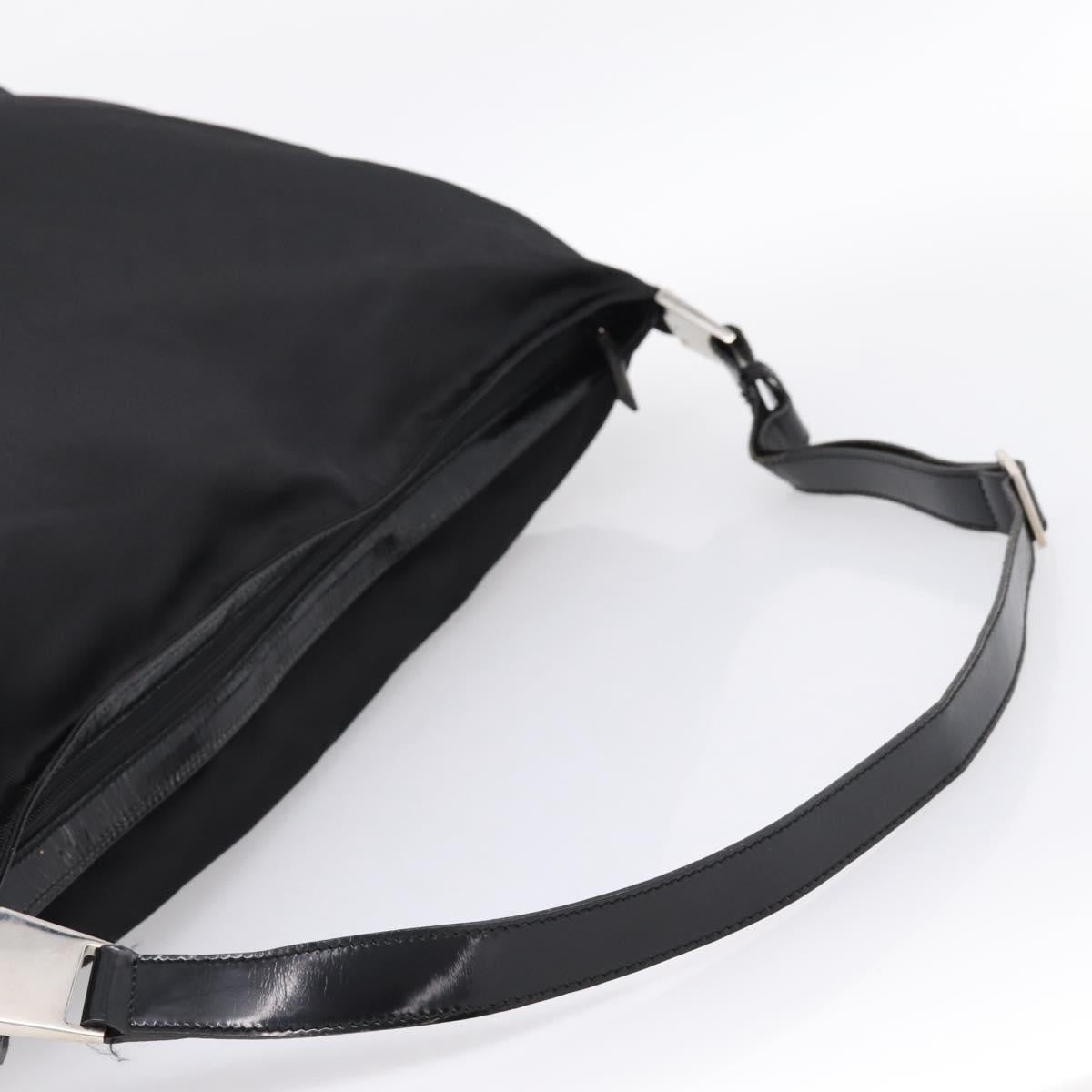 GUCCI Boston Bag Nylon Black 012 2122 0161 10 Auth am4144