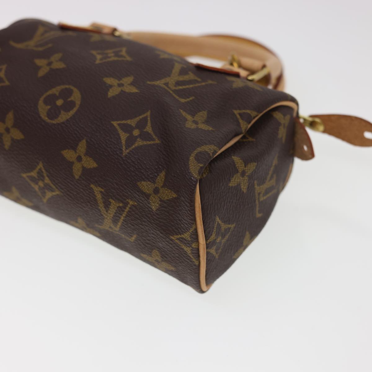 LOUIS VUITTON Monogram Mini Speedy Hand Bag M41534 LV Auth am4166V