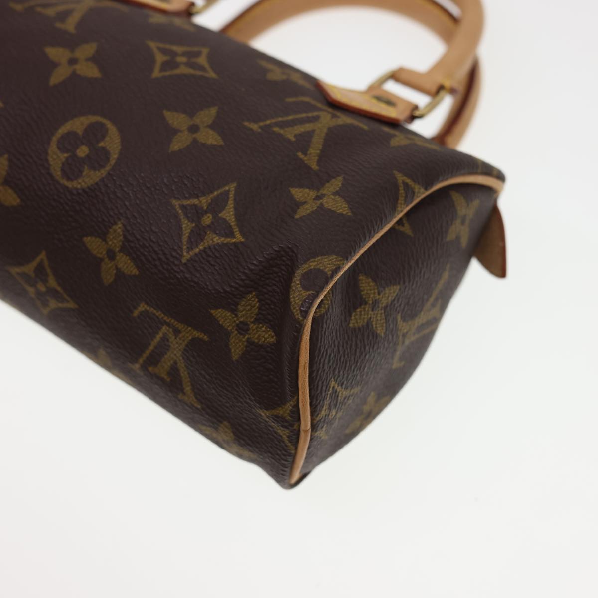 LOUIS VUITTON Monogram Mini Speedy Hand Bag M41534 LV Auth am4166V