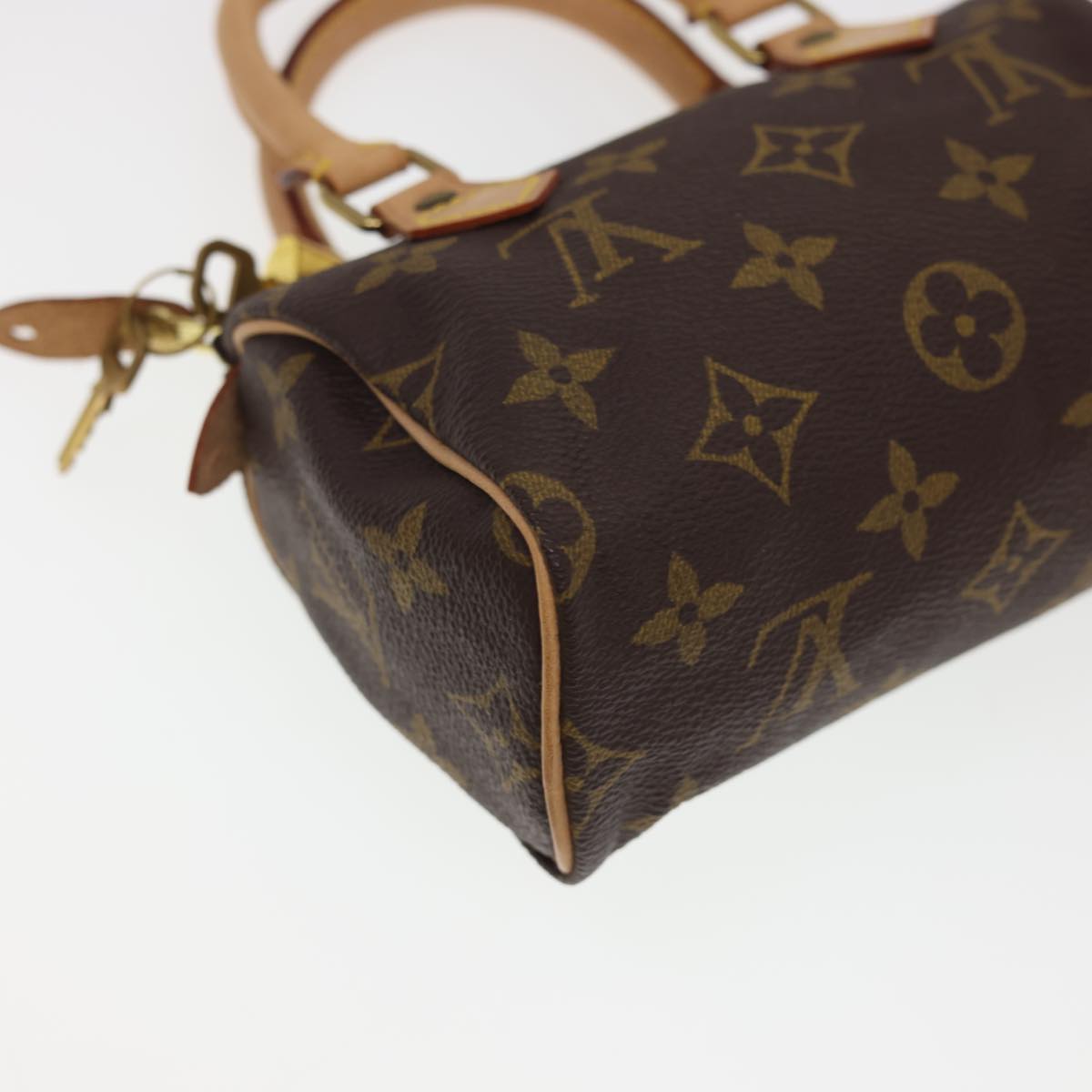 LOUIS VUITTON Monogram Mini Speedy Hand Bag M41534 LV Auth am4166V