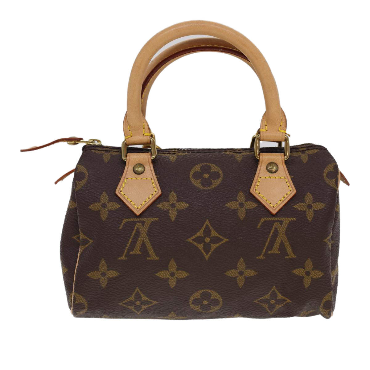 LOUIS VUITTON Monogram Mini Speedy Hand Bag M41534 LV Auth am4166V