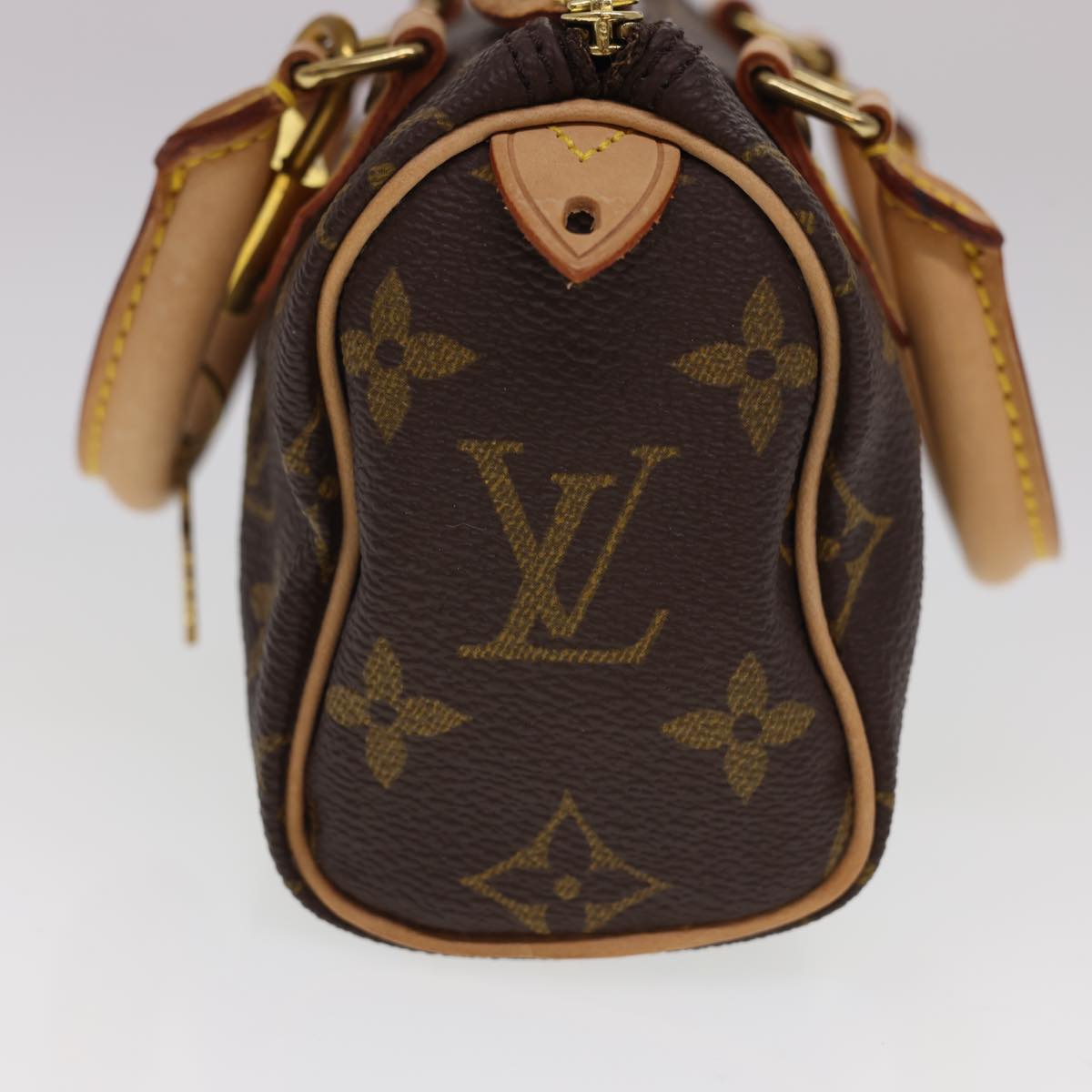LOUIS VUITTON Monogram Mini Speedy Hand Bag M41534 LV Auth am4166V