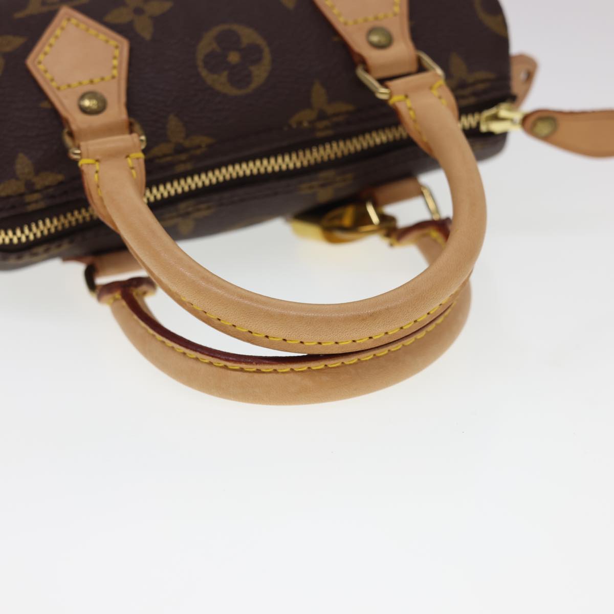 LOUIS VUITTON Monogram Mini Speedy Hand Bag M41534 LV Auth am4166V