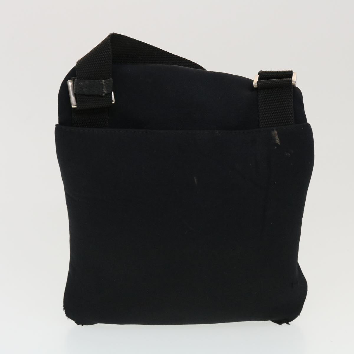 PRADA Shoulder Bag Hand Bag Leather Nylon 3 Set Black Gray Auth am4509