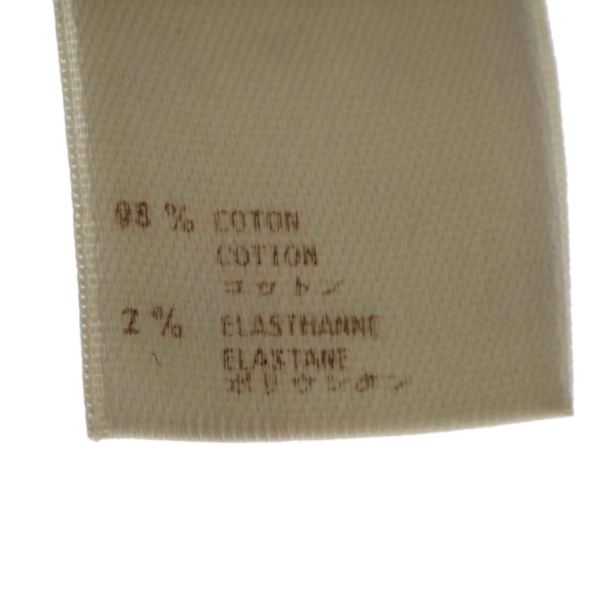 LOUIS VUITTON Monogram Denim Capri Pants 38 Navy LV Auth am4579M