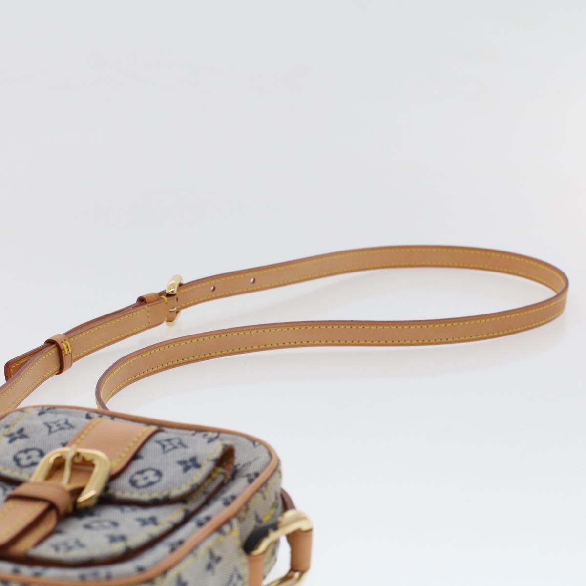 LOUIS VUITTON Monogram Mini Juliet PM Shoulder Bag Blue M92005 LV Auth am4662